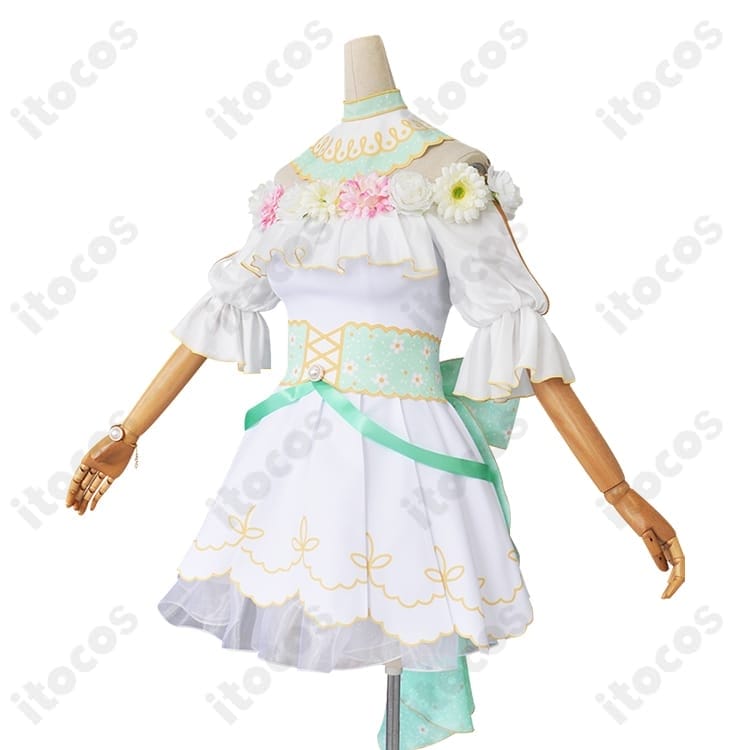 ラブライブ！スクフェス 小泉花陽 フラワーフェスティバル編 華やかで高再現の撮影映え衣装 - 2枚目の画像