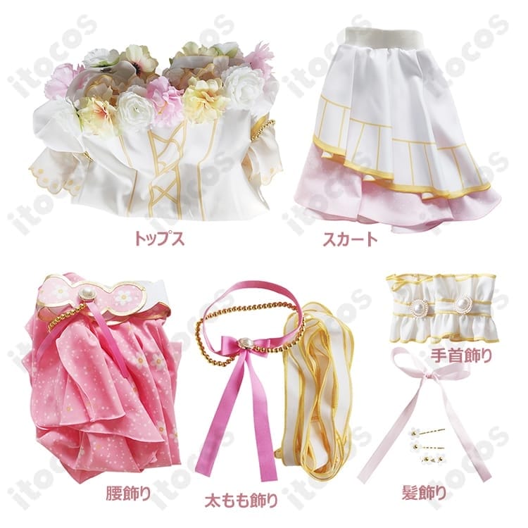 ラブライブ！スクフェス 矢澤にこ フラワーフェス衣装。可憐で華やか、高再現で撮影映えする一着 - 4枚目の画像