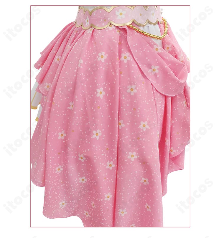 ラブライブ！スクフェス 矢澤にこ 衣装スカート部分の装飾。多層フリルと刺繍でボリューム感を表現した写真