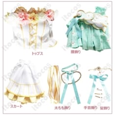 ラブライブ！スクフェス 絢瀬絵里 フラワーフェスティバル編衣装 高再現で撮影映え、イベントに最適 - 4枚目の画像（サムネイル）