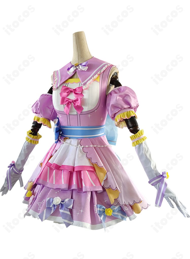 ラブライブ！スクフェス 矢澤にこ衣装 側面ビュー。ラインの美しさとスカートの広がりが分かるアングル