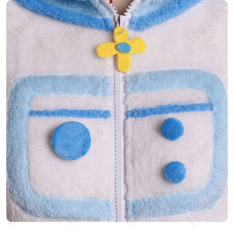 襟元ディテール｜宇宙冒険家ジャンプスーツの襟デザイン