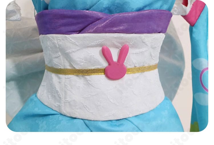 初音ミク 和バニーの腰封風コルセットベルト。ウエストを引き締める和テイストの意匠が特徴です。