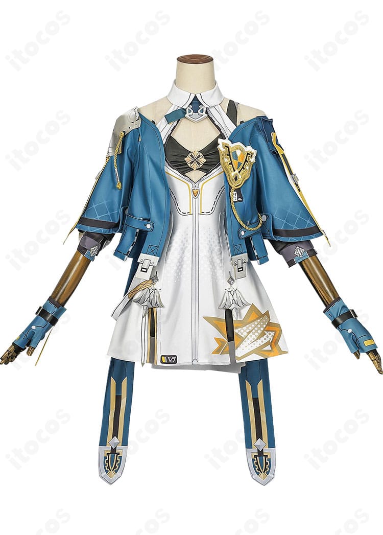 デュランダル ソラリス版コスプレ衣装の正面全体と主要装飾ディテール