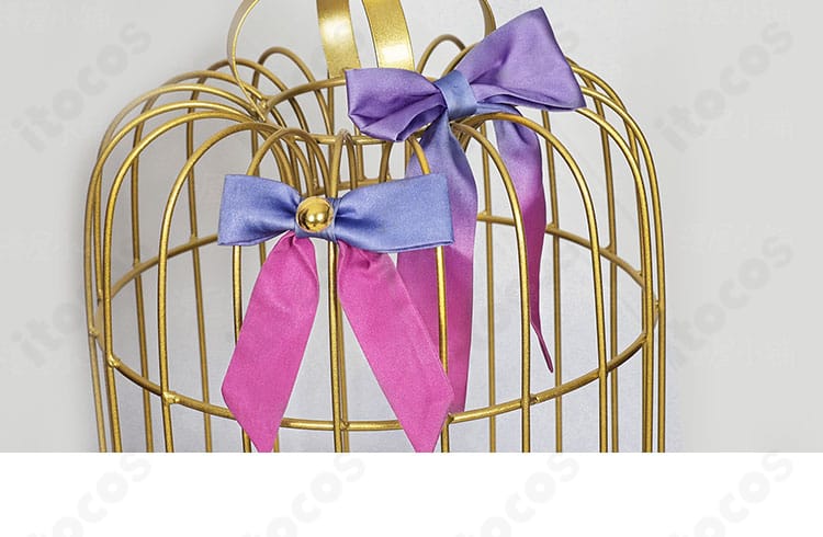 テレサ・アポカリプスの蝶結び髪飾りクローズアップ。色味と結びのボリューム感を表現した画像。