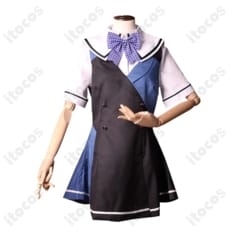 周防天音 美浜学園制服 コスプレ衣装 高再現で撮影・イベントに最適、快適設計 - 1枚目の画像（サムネイル）
