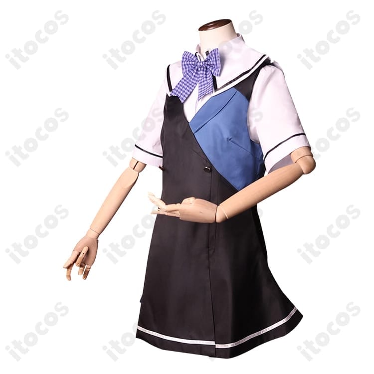 周防天音 美浜学園制服 コスプレ衣装 高再現で撮影・イベントに最適、快適設計 - 2枚目の画像