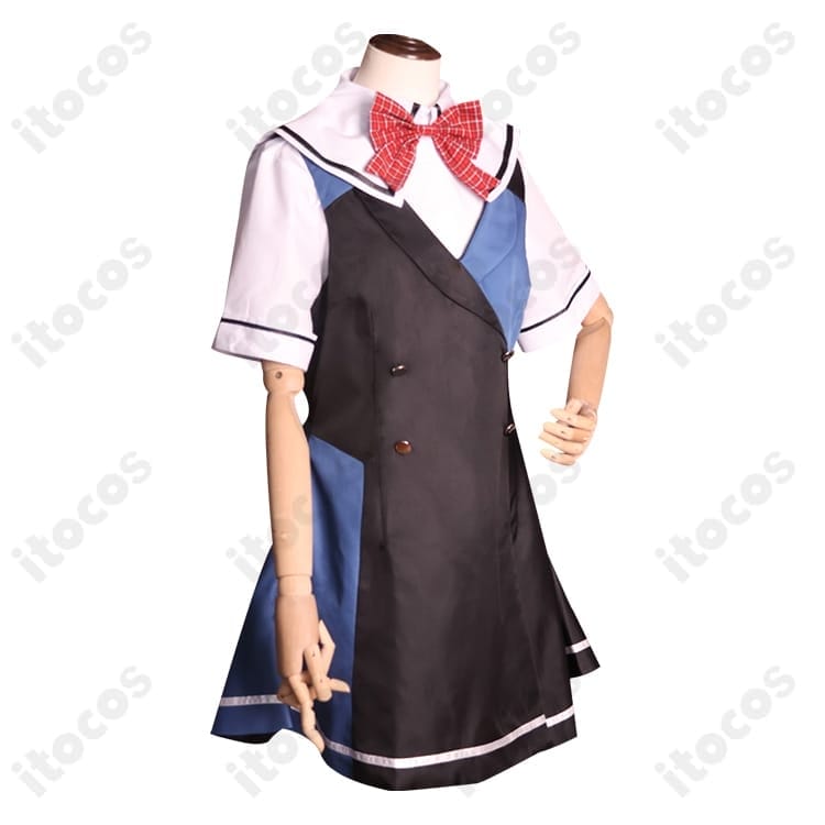 小嶺幸 美浜学園制服コスプレ｜高再現度で清楚に映える学園シルエット - 3枚目の画像