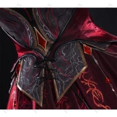恋と深空 プレイヤーアバター 深紅の熱情 コスプレ衣装｜高発色レッドと精緻刺繍で再現、イベント撮影に最適 - 3枚目の画像（サムネイル）