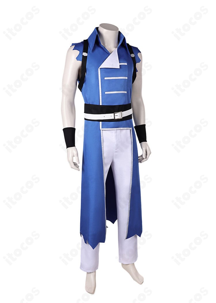 リヒター・ベルモンド衣装右側。腕飾りとサイドラインの造形でキャラクター性を再現