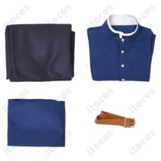 森蘭丸 コスプレ衣装 戦国風マント付き。忠実再現で撮影映え、快適な着用感の4点セット - 6枚目の画像（サムネイル）