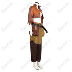 モンスターハンターワイルズ ジェマ衣装｜高再現の刺繍襟と重厚腰帯でロケ撮影に最適 - 3枚目の画像（サムネイル）