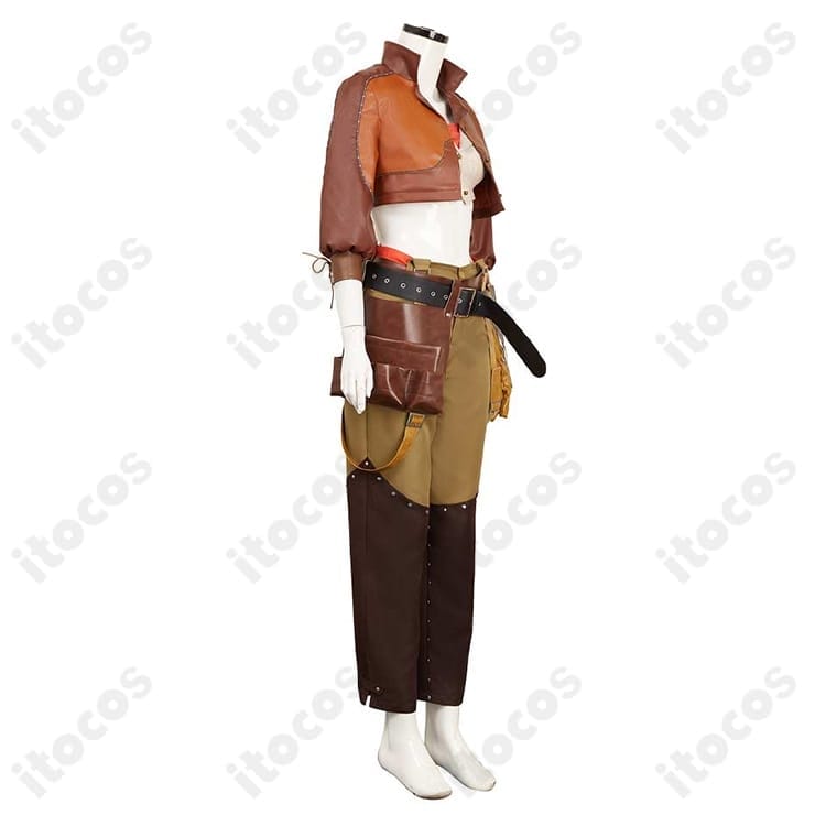 モンスターハンターワイルズ ジェマ衣装｜高再現の刺繍襟と重厚腰帯でロケ撮影に最適 - 3枚目の画像