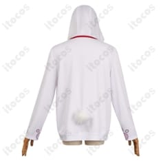 ダンダダン ターボババア 招き猫パーカー 高再現で動きやすい、イベント・撮影に最適 - 4枚目の画像（サムネイル）