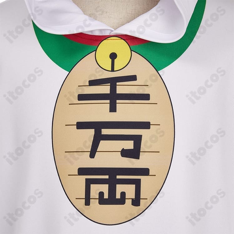 ダンダダン ターボババア 招き猫パーカー 高再現で動きやすい、イベント・撮影に最適 - 5枚目の画像