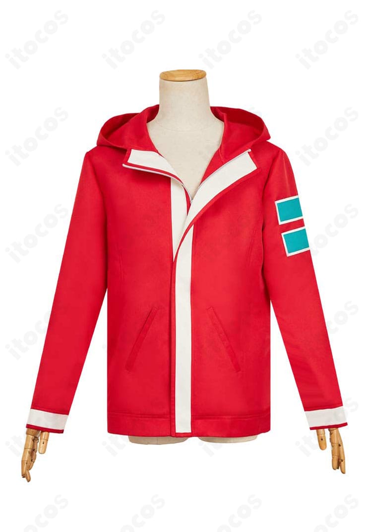 ダンダダン 綾瀬桃のコスプレ衣装。作中イメージに沿ったコートの正面全体が分かる写真