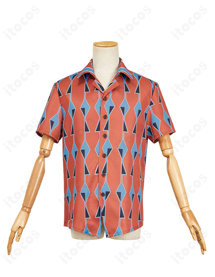 SAKAMOTO DAYS 南雲 コスプレ衣装 シャツの正面全体。端正なシルエットと高再現ディテールが分かる画像。