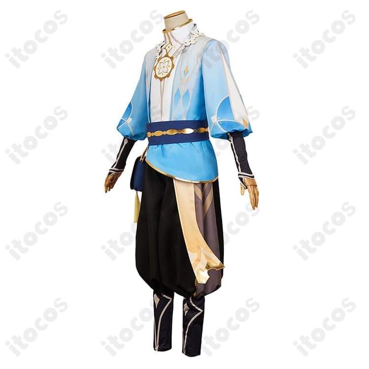 原神 空（Aether）花の騎士 コスプレ衣装｜凛々しい騎士風シルエットで高再現、撮影・イベントに最適 - 2枚目の画像