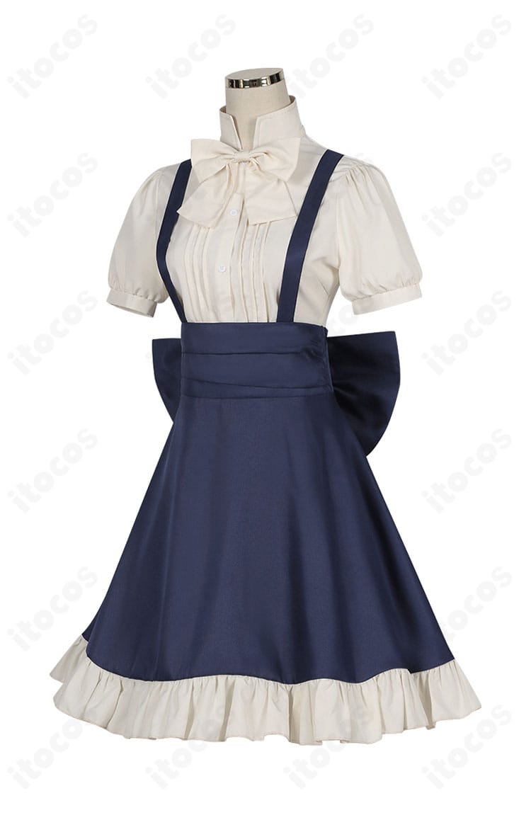 商品左側面：マリアンヌ・オーンスタイン衣装の袖口やサイドライン、装飾ディテールのクローズアップ