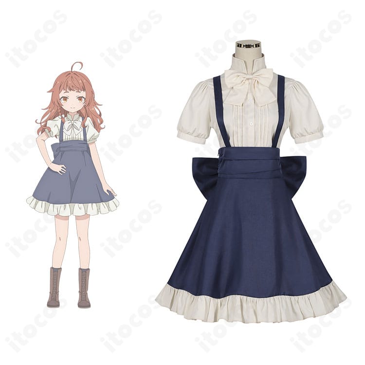 商品正面とキャラクター比較：マジック・メイカー マリアンヌ・オーンスタインの魔法学院風衣装を高再現したデザインの全景