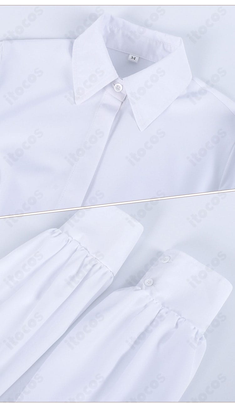 シャツ部分のクローズアップ 刺繍風ディテールとステッチの質感が分かる画像