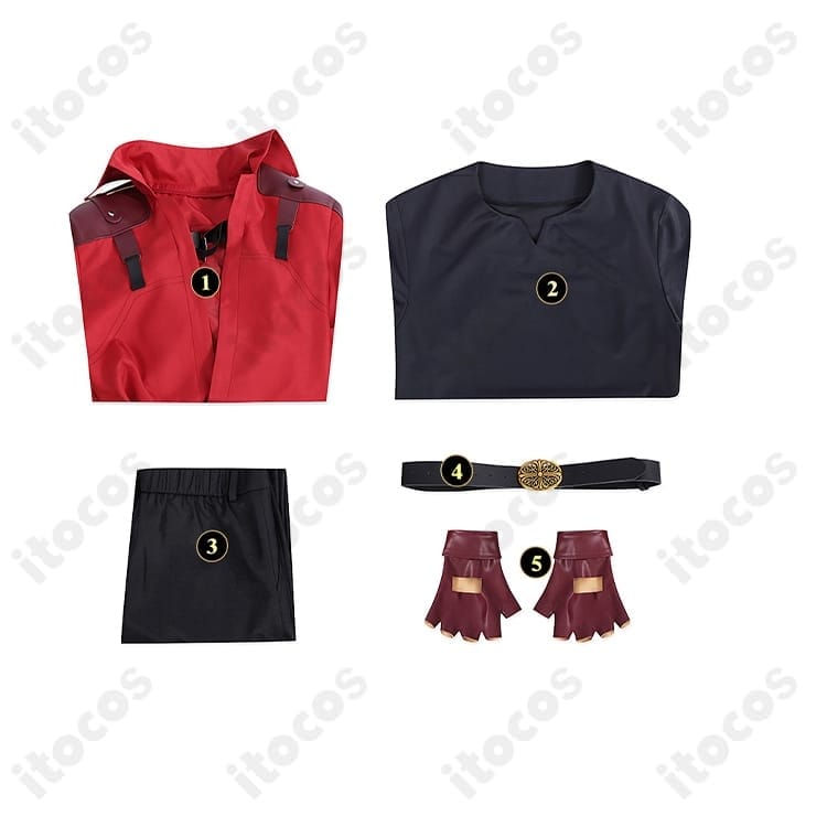 デビル メイ クライ ダンテ衣装 高再現ロングコートセット｜イベント＆撮影で映える着用感 - 5枚目の画像