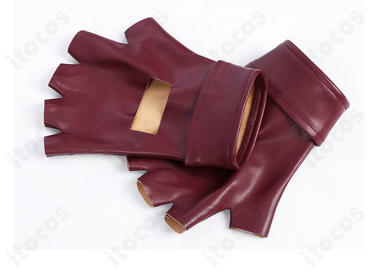 グローブ袖口のディテール。端処理まで丁寧に仕上げています。