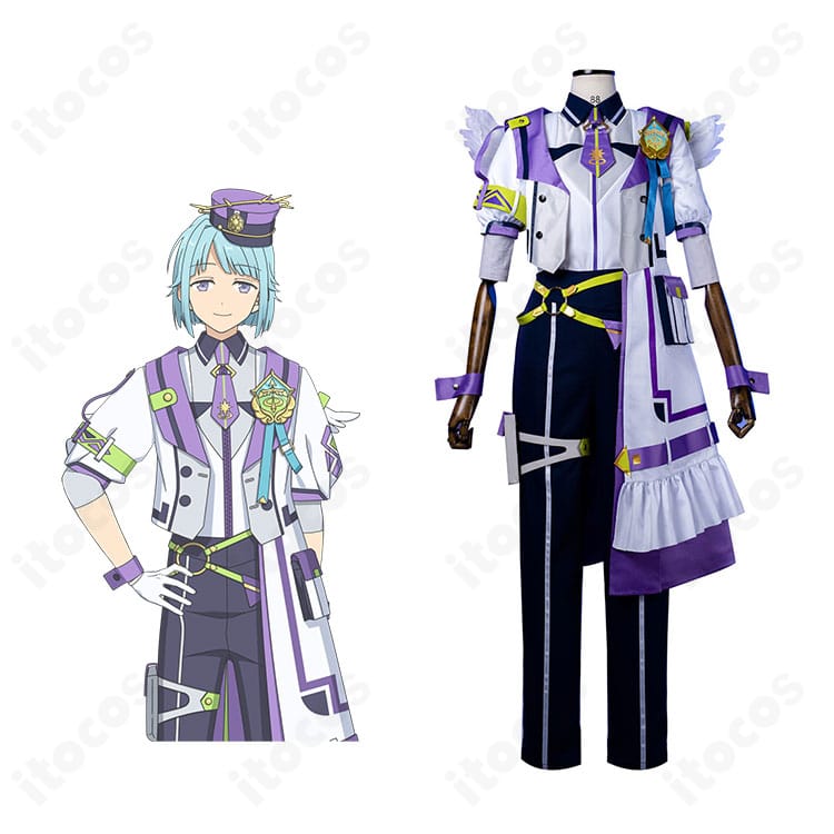 商品正面＋キャラクター集合：紫之創・影片みか・遊木真のプロメッサ衣装を着用イメージと並べた正面商品画像