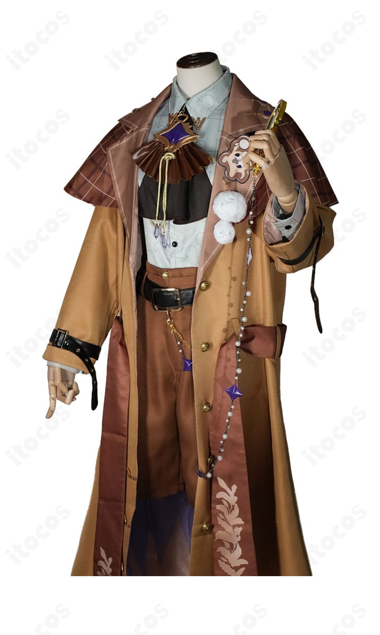 商品側面画像｜ブレイド衣装のコートラインと腰飾りの立体感を確認できる角度