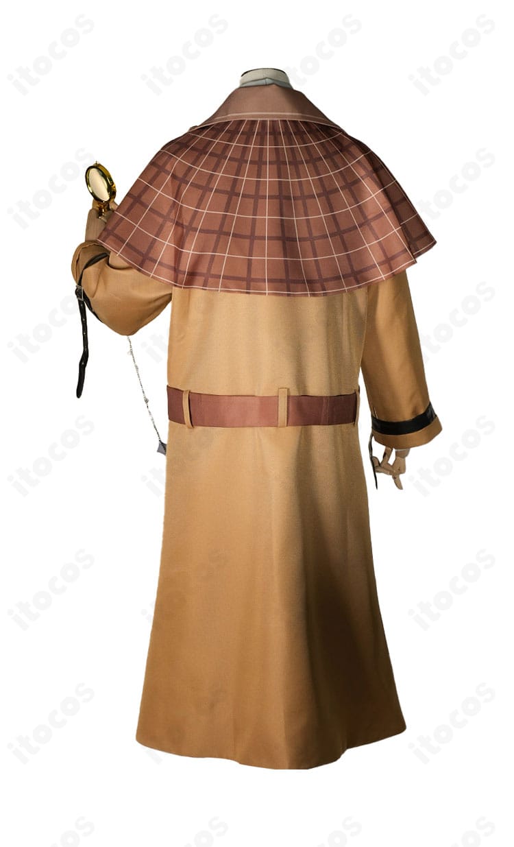 商品背面画像｜ブレイド 満月の夜に翔ける影 コスプレの背面デザインと丈感