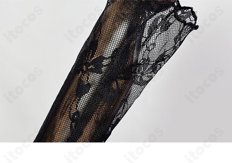 トレイシー・レズニック コス 手袋ディテール。指先まで装飾が施された特徴的なデザイン。