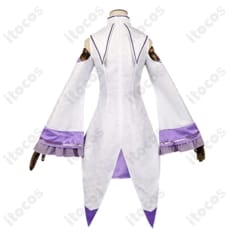 エミリアの白紫ワンピースを高再現。快適な着用感でイベントや撮影に最適なコスプレ衣装 - 3枚目の画像（サムネイル）