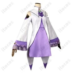 エミリアの白紫ワンピースを高再現。快適な着用感でイベントや撮影に最適なコスプレ衣装 - 2枚目の画像（サムネイル）