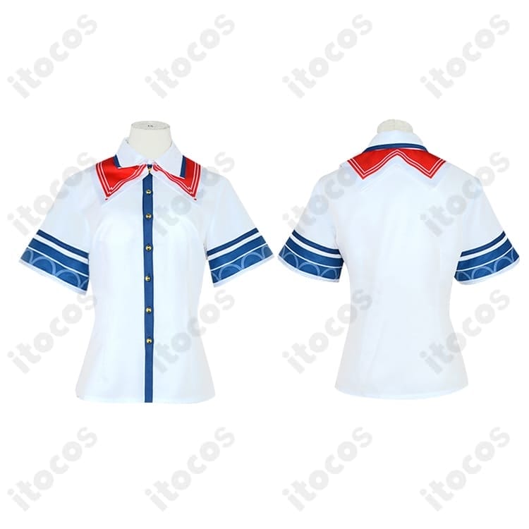 赤井はあと 通常衣装 コスプレ｜高再現で写真映え、イベントに最適な学園制服セット - 4枚目の画像