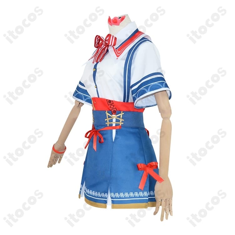 赤井はあと 通常衣装 コスプレ｜高再現で写真映え、イベントに最適な学園制服セット - 2枚目の画像