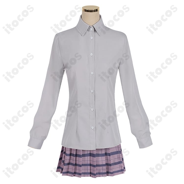 100カノ 原賀胡桃 学園制服コスプレ｜動きやすく高再現、撮影もイベントも快適 - 4枚目の画像