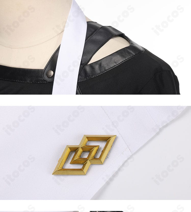 FGO カドック・ゼムルプス エプロン姿の背負いベルトとアイコン装飾が見えるディテール写真