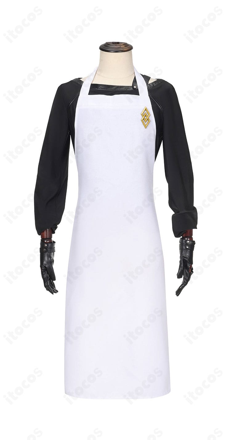 FGO カドック・ゼムルプス エプロン姿コスプレ衣装の正面全体写真