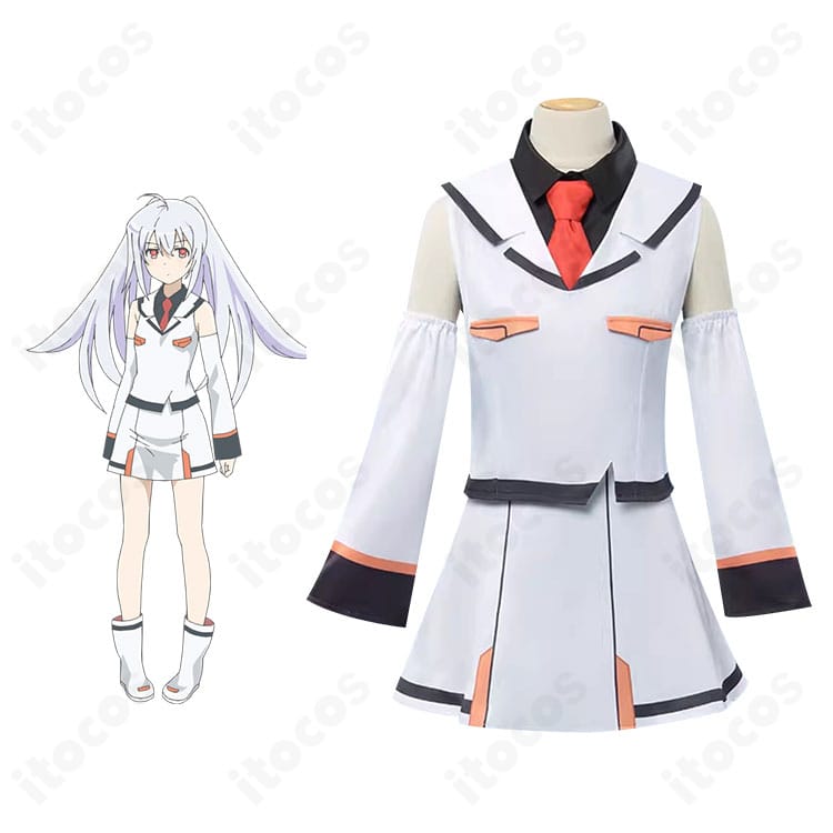 商品正面とアイラ制服コスの組み合わせ。プラスティック・メモリーズのアイラを高再現した正面全身イメージ。