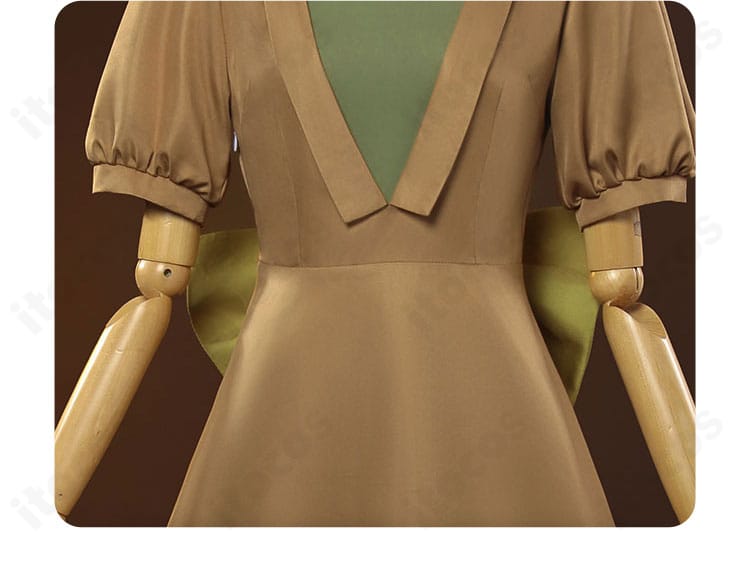 劇場版カードキャプターさくら 大道寺知世 コスプレ衣装 背部蝶結びまわりの詳細