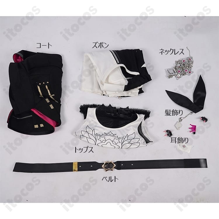 ホロライブ 響咲リオナ公式風コスプレ衣装 高発色でイベント・撮影に最適 - 6枚目の画像