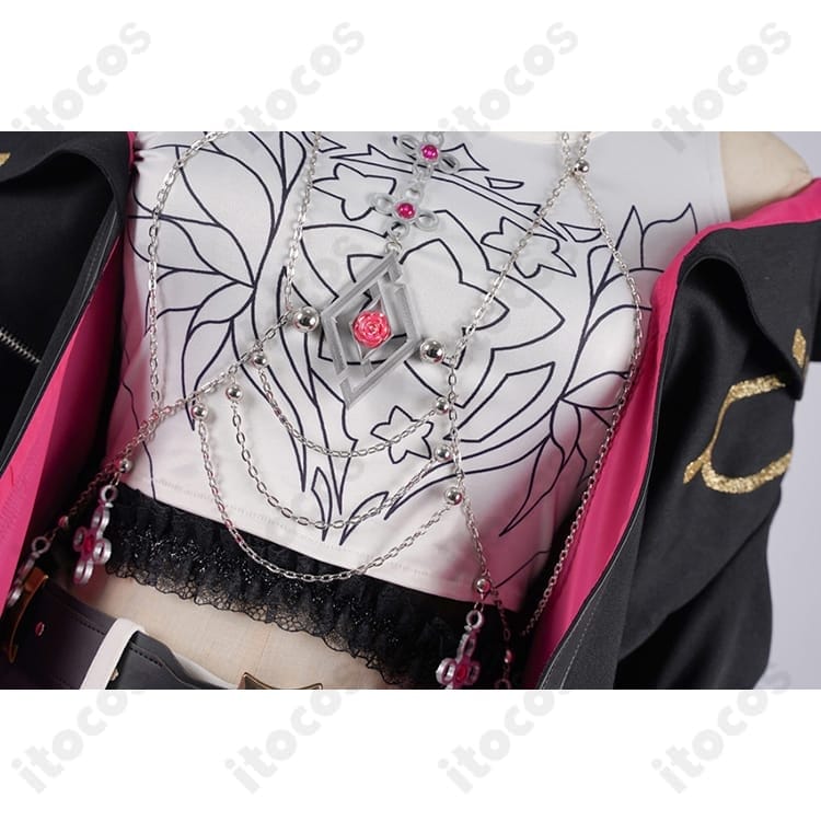 ホロライブ 響咲リオナ公式風コスプレ衣装 高発色でイベント・撮影に最適 - 4枚目の画像