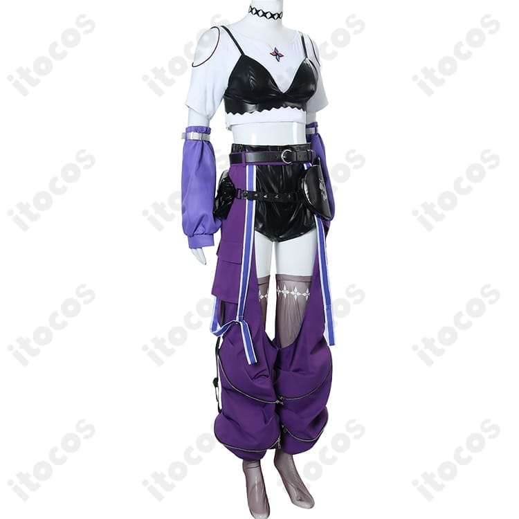 ホロライブ 綺々羅々ヴィヴィ コスプレ衣装、軽量で動きやすく撮影もイベントも映える - 2枚目の画像