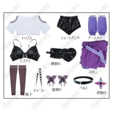 ホロライブ 綺々羅々ヴィヴィ コスプレ衣装、軽量で動きやすく撮影もイベントも映える - 7枚目の画像（サムネイル）