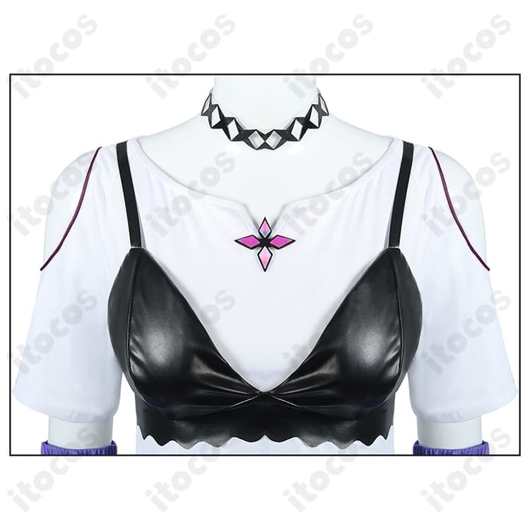 ホロライブ 綺々羅々ヴィヴィ コスプレ衣装、軽量で動きやすく撮影もイベントも映える - 4枚目の画像