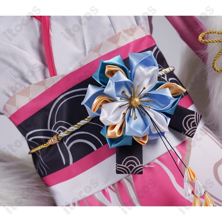 ホロライブ ラオーラ・パンテーラ 正月衣装コスプレ 着物風の華やかさで高再現、イベント＆撮影向け - 5枚目の画像