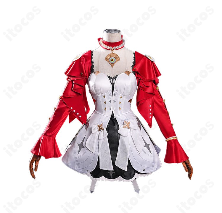 ゼンレスゾーンゼロ アストラ・ヤオ衣装 正面全景｜ワンピースのシルエットと素材感、胸元リボンを鮮明に撮影