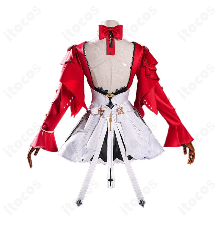 ゼンレスゾーンゼロ アストラ・ヤオ衣装 背面｜背中のラインと裾の落ち感、装飾の仕上げを確認できる画像