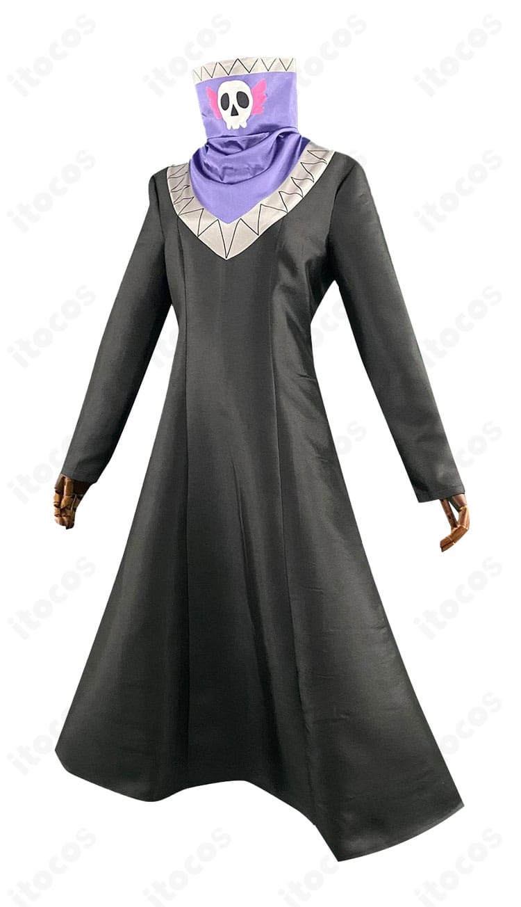 HUNTER×HUNTER フェイタン＝ポートオ コスプレ衣装 左側面ディテール。立ち姿でのラインをチェックできる画像