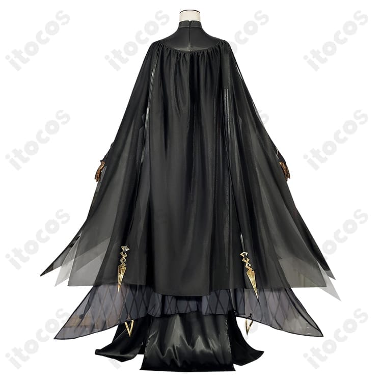 アークナイツ ラケラマリン コスプレ衣装｜重厚ローブ×精密装飾で高再現、イベントと撮影に最適 - 3枚目の画像